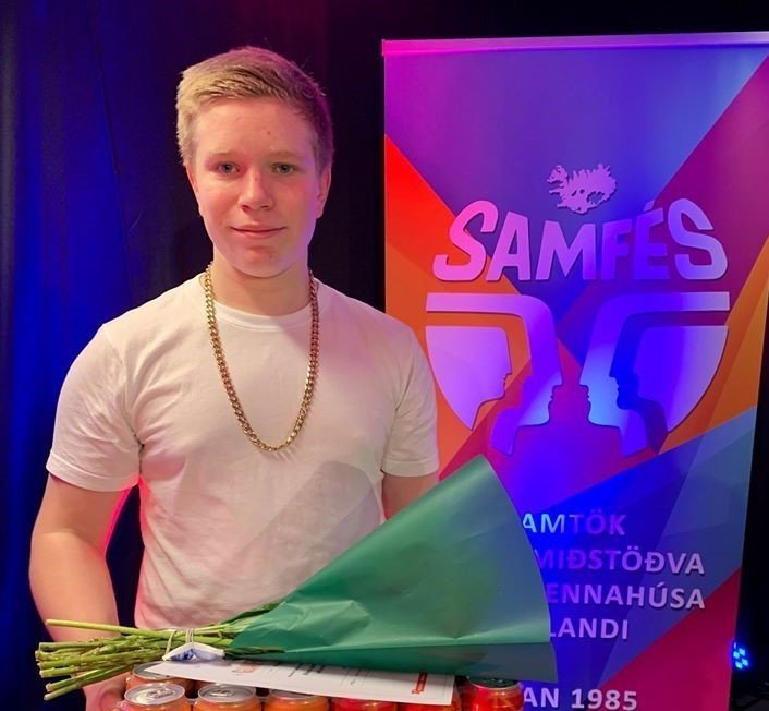 Sindri hreppti þriðja sætið í Rímnaflæði