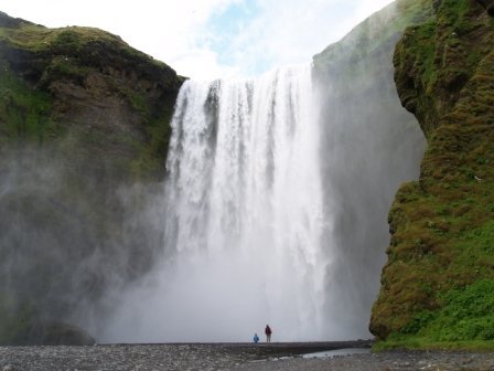 Vegurinn að Skógafossi lokaður 25.08.23
