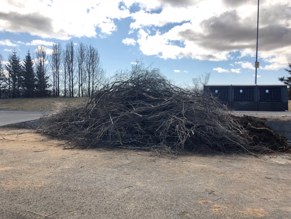 Garðaúrgangur á Hvolsvelli