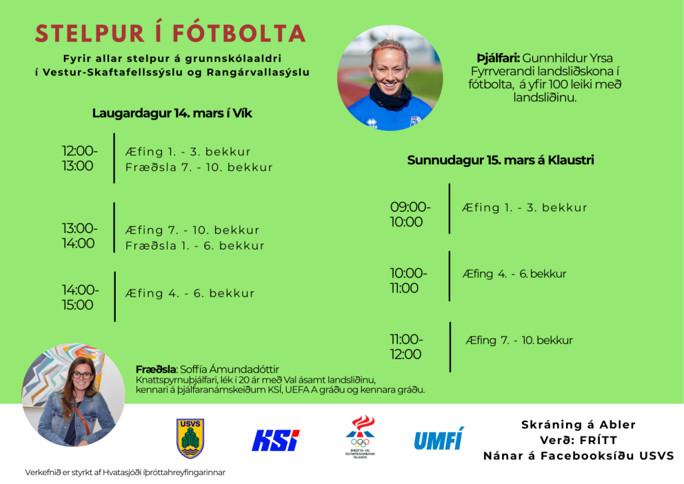 Stelpur í fótbolta