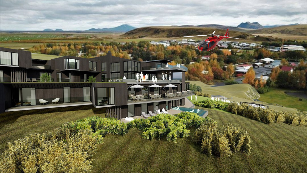 Nýtt lúxushótel á Hvolsvelli - Aprílgabb