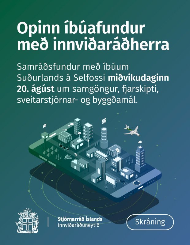 Samráðsfundir með innviðaráðherra 2025