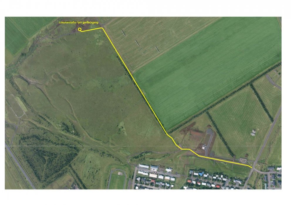 Nýtt svæði fyrir garðaúrgang