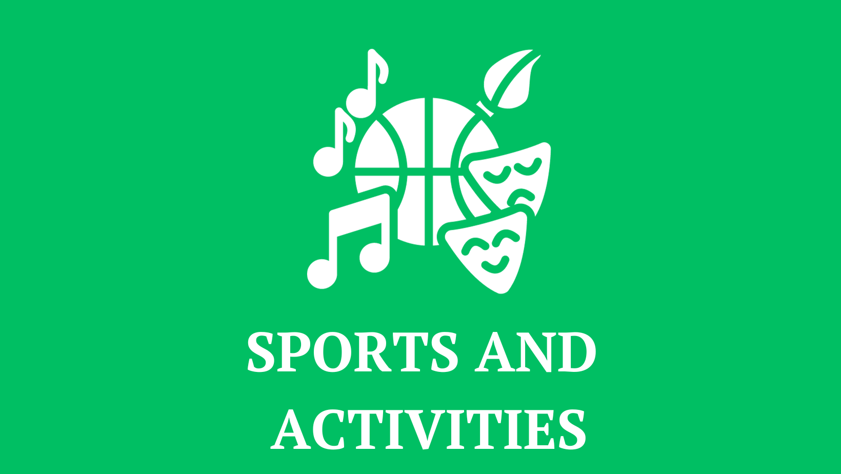Sports and activities